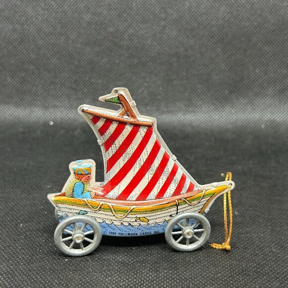 1988 Hallmark "Sailing, Sailing " Tin Keepsake ornament - Picture 2 of 2